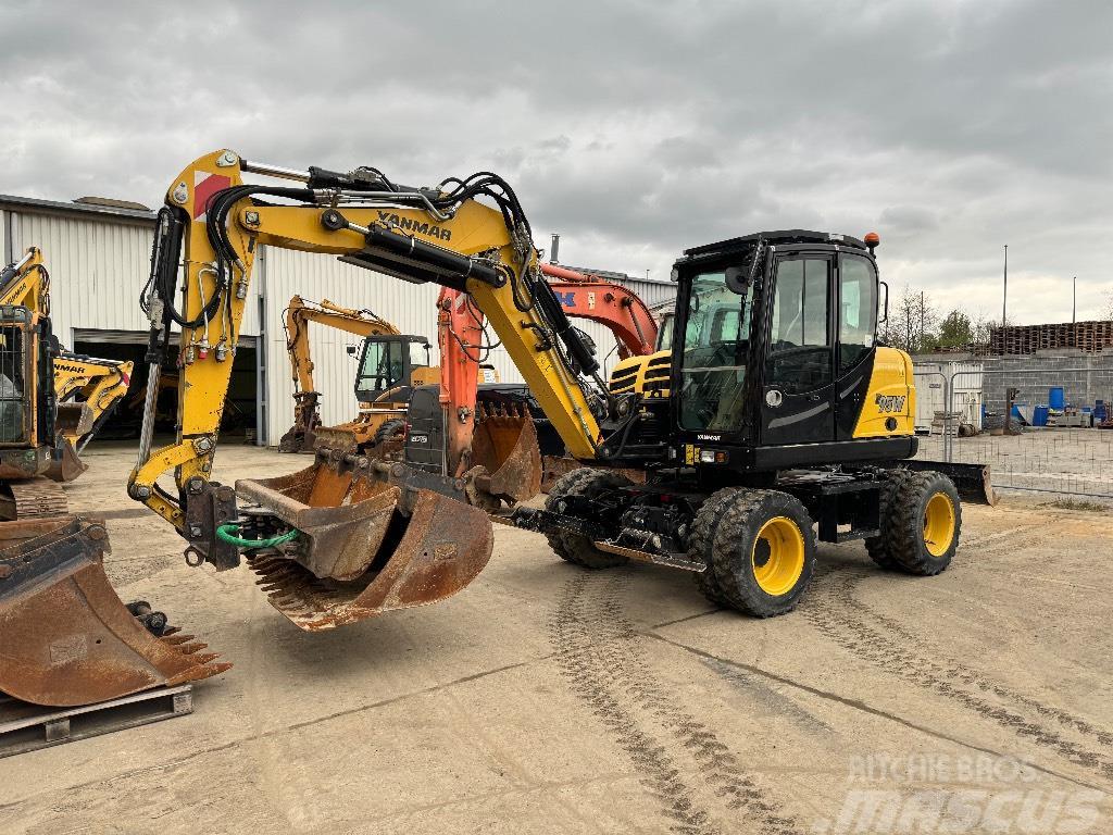 Yanmar B95W (40446) Excavadoras de ruedas