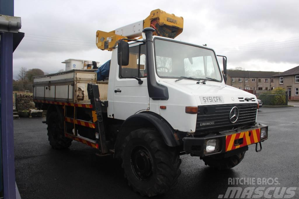 Unimog U1550L37 Montacargas de alcance de gran altura