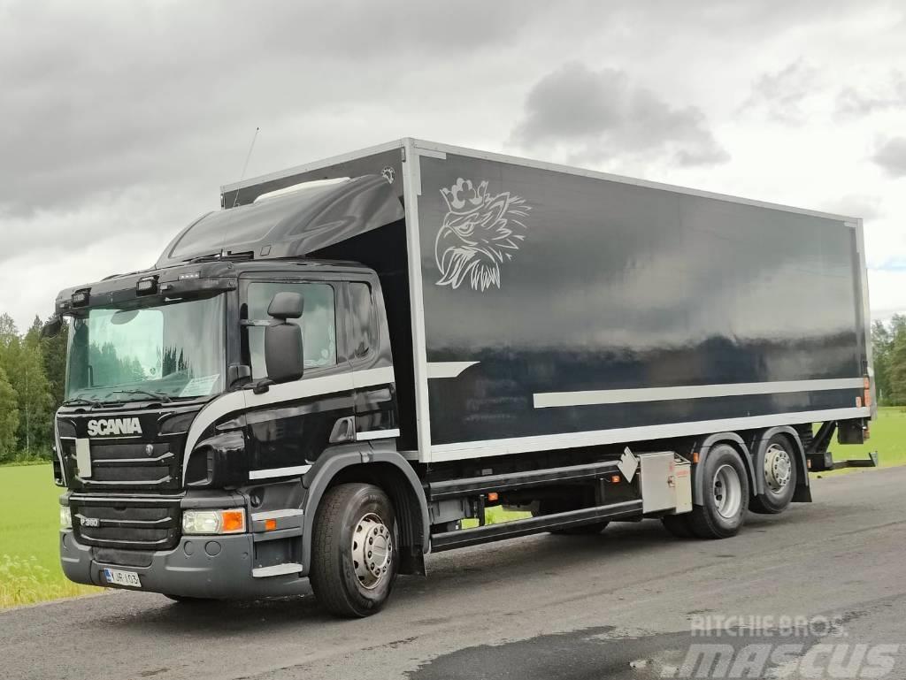 Scania P 360 Camiones con caja de remolque