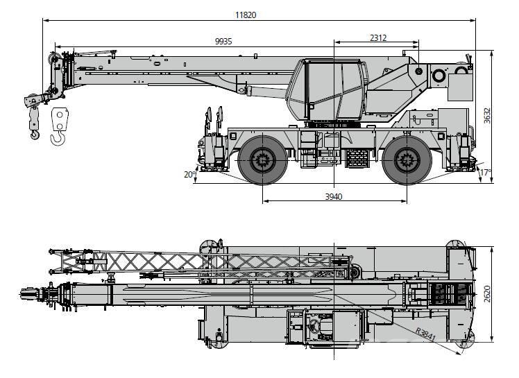 Palfinger SANY SRC300 Grúas autopropulsadas