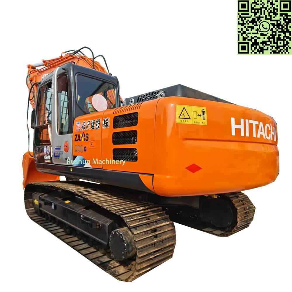 Hitachi ZX 200 Excavadoras sobre orugas