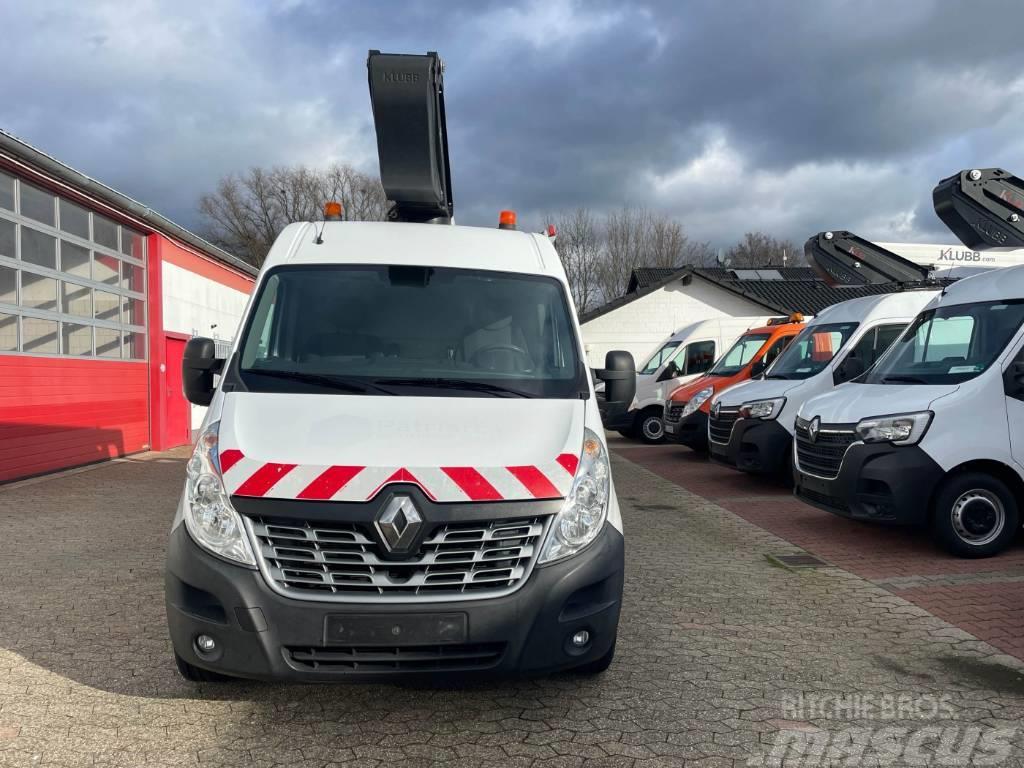 Renault Master Hubarbeitsbühne KLUBB K32 Korb 200kg EURO 6 Plataformas sobre camión