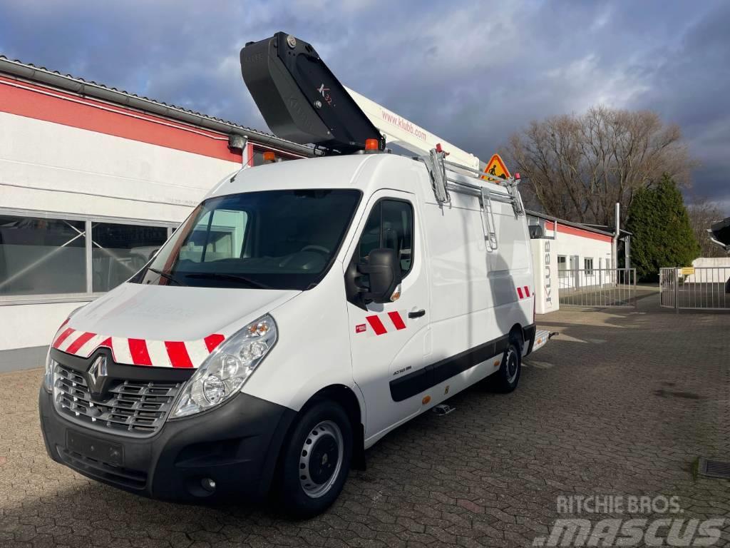 Renault Master Hubarbeitsbühne KLUBB K32 Korb 200kg EURO 6 Plataformas sobre camión