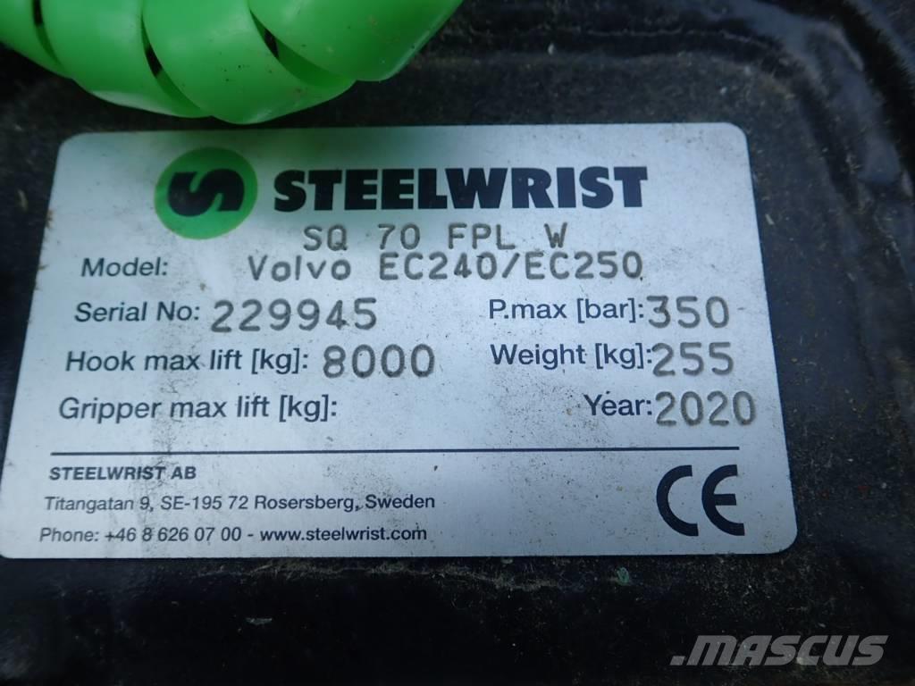 Steelwrist vollhydr. Schnellwechsler SQ70 für Volvo EC250ENL Conectores rápidos