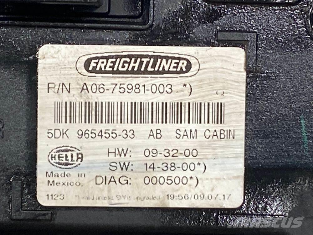 Freightliner Cascadia Componentes electrónicos