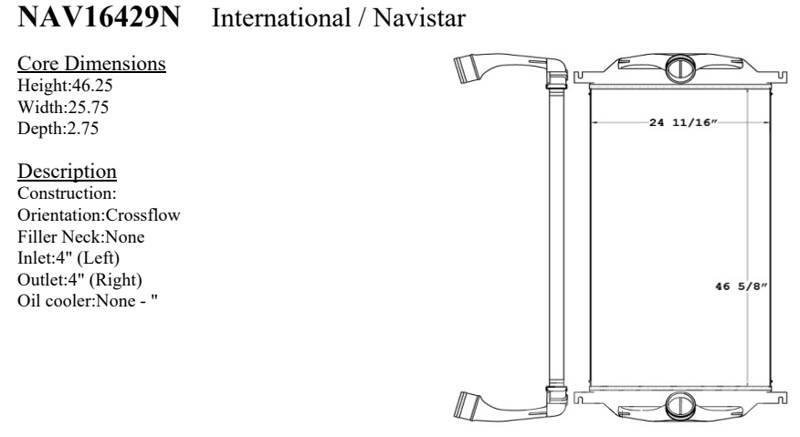 International 7400 Otros componentes