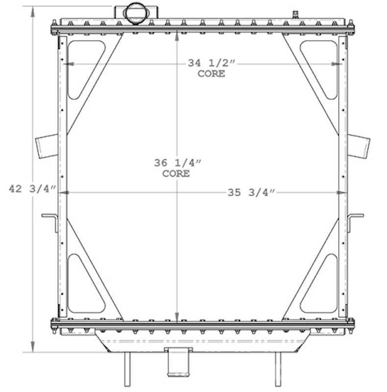 Peterbilt 387 Radiadores