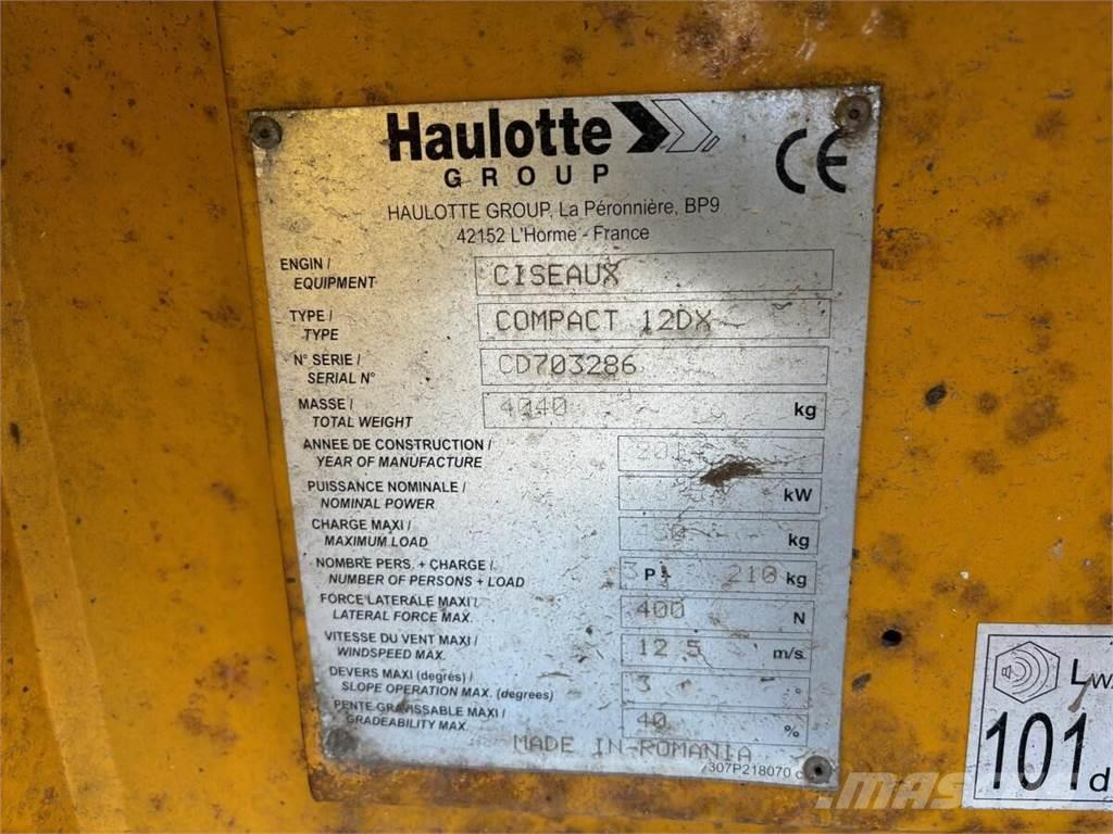 Haulotte COMPACT 12DX Plataformas tijera