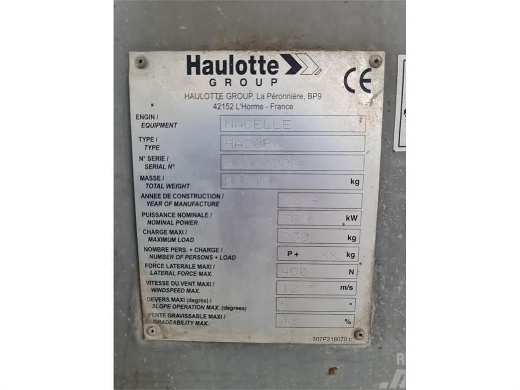 Haulotte HA20PX Plataformas con brazo de elevación manual