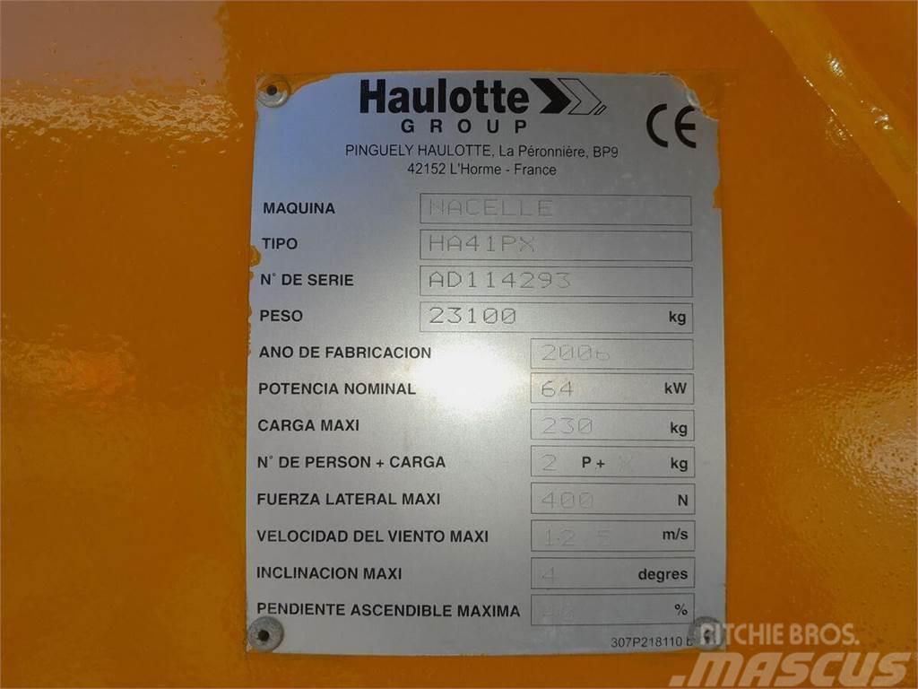 Haulotte HA41PX Plataformas con brazo de elevación telescópico