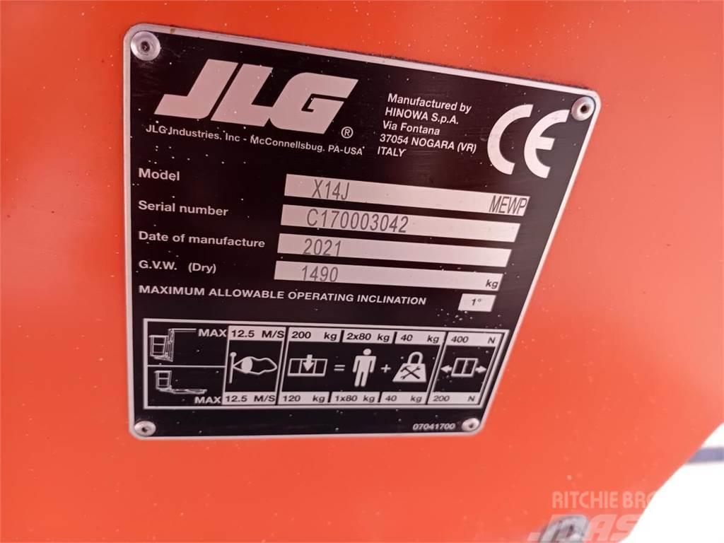 JLG X14J Plataformas con brazo de elevación manual