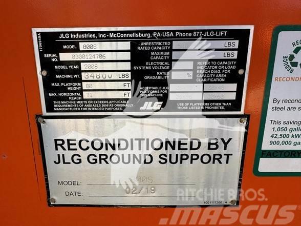 JLG 800S Plataformas con brazo de elevación telescópico