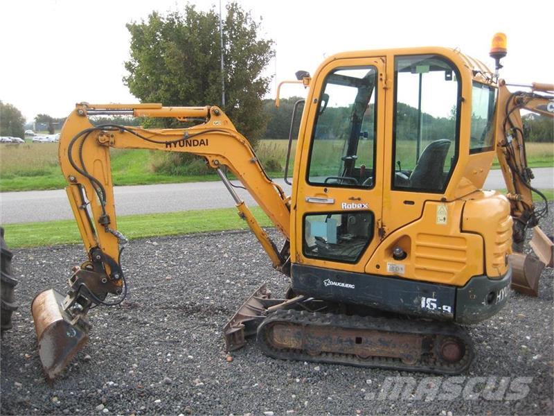 Hyundai R16-9 Miniexcavadoras