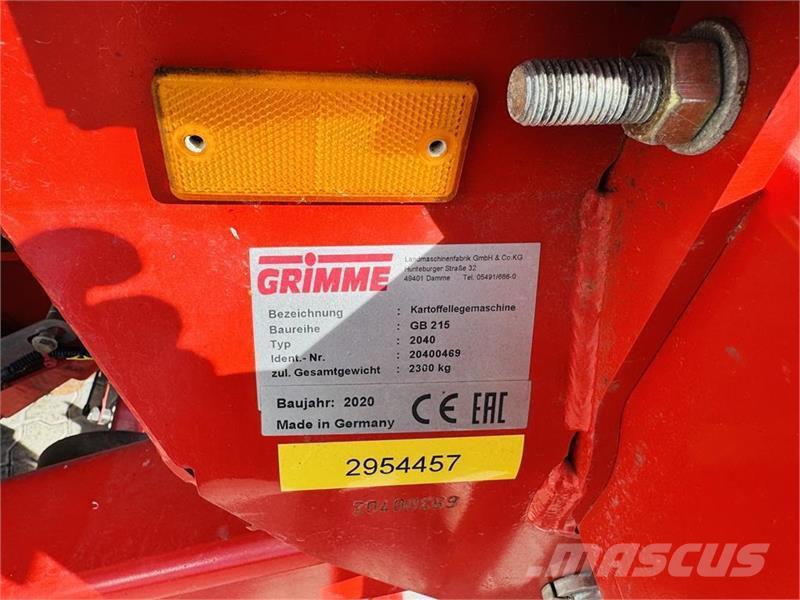 Grimme GB-215 Plantadoras