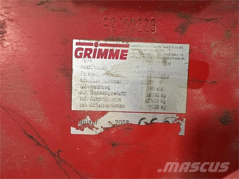 Grimme Maxtron 620 Cosechadoras de remolachas