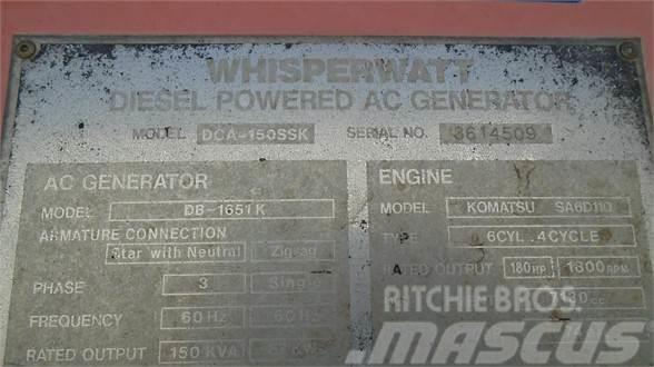 MultiQuip WHISPERWATT DCA150SSK Generadores diésel