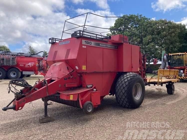 Massey Ferguson LB190 Fieldstar m/ parkland ballevogn Empacadoras cuadradas