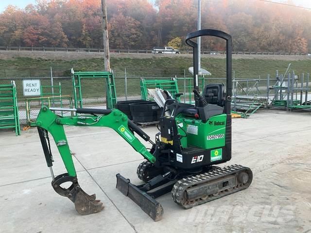 Bobcat E10 Excavadoras sobre orugas