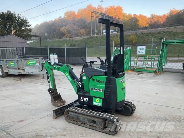 Bobcat E10 Excavadoras sobre orugas