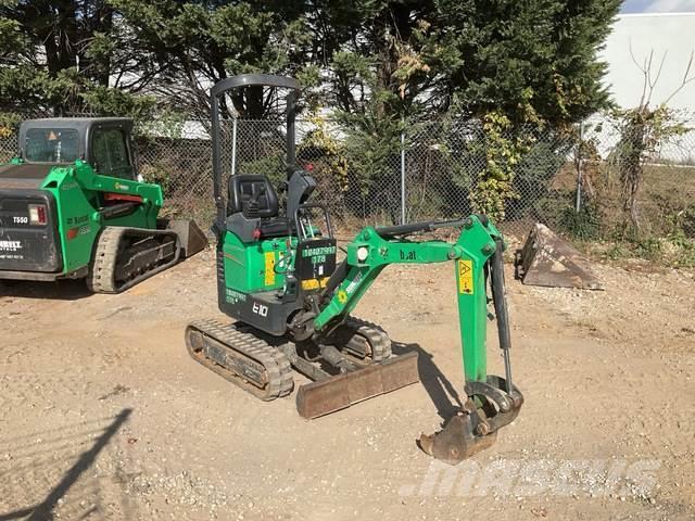 Bobcat E10 Excavadoras sobre orugas