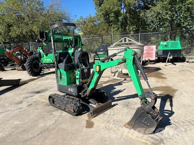 Bobcat E10 Excavadoras sobre orugas