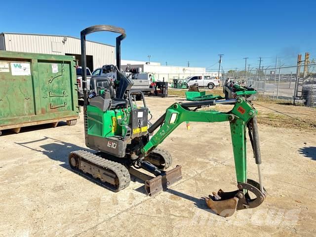 Bobcat E10 Excavadoras sobre orugas