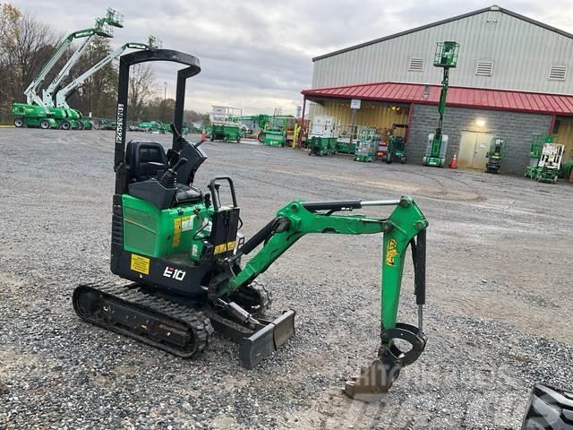 Bobcat E10 Excavadoras sobre orugas