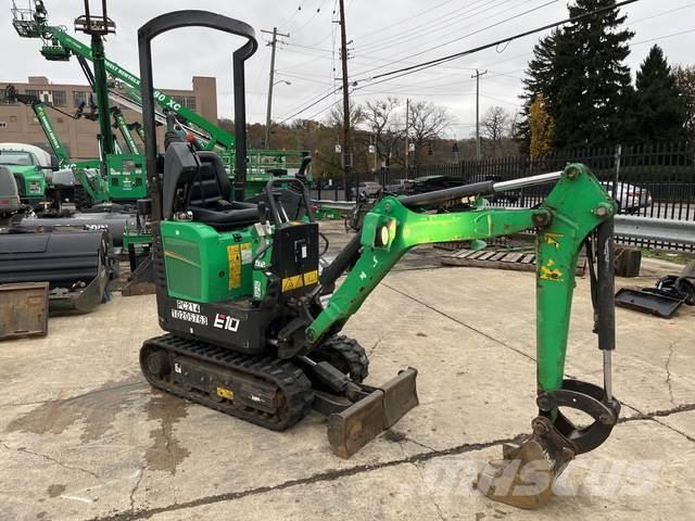 Bobcat E10 Excavadoras sobre orugas