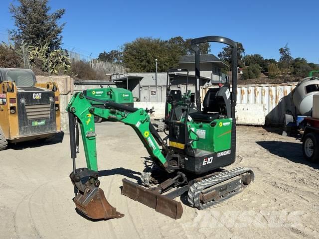 Bobcat E10 Excavadoras sobre orugas