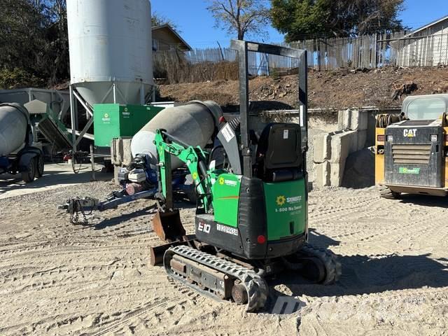 Bobcat E10 Excavadoras sobre orugas