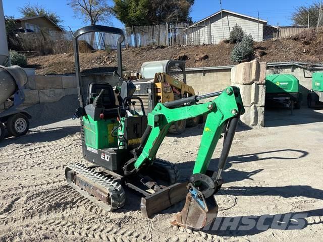 Bobcat E10 Excavadoras sobre orugas