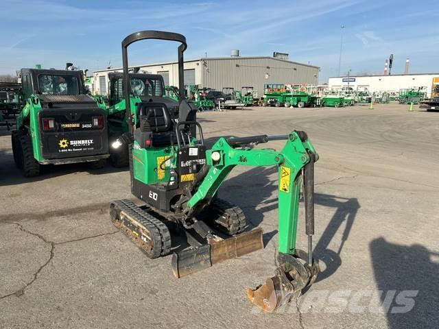 Bobcat E10 Excavadoras sobre orugas