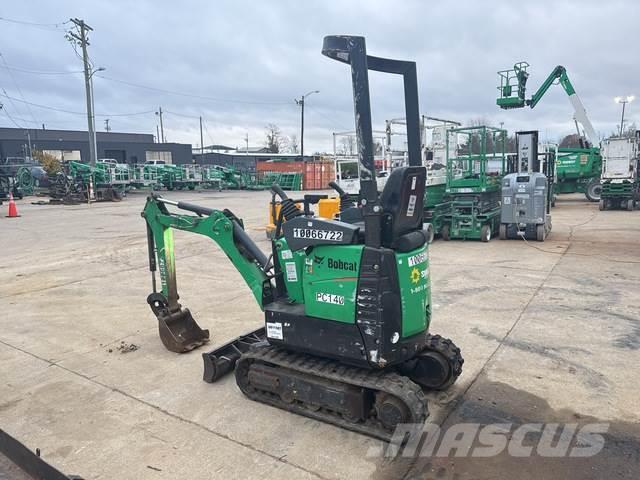 Bobcat E10 Excavadoras sobre orugas