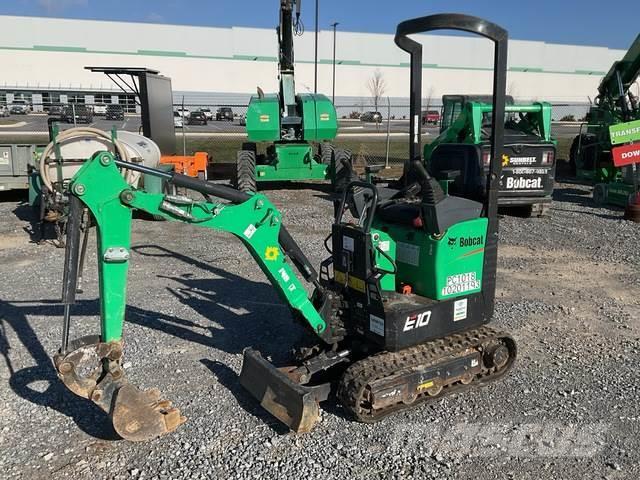 Bobcat E10 Excavadoras sobre orugas