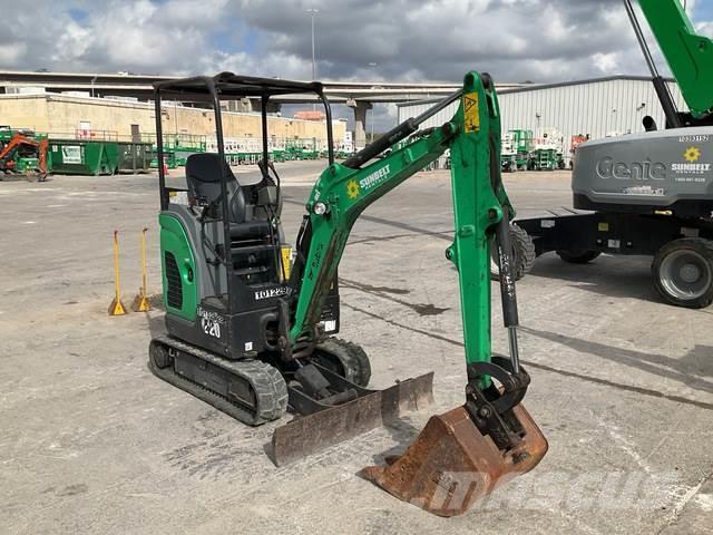 Bobcat E20 Excavadoras sobre orugas