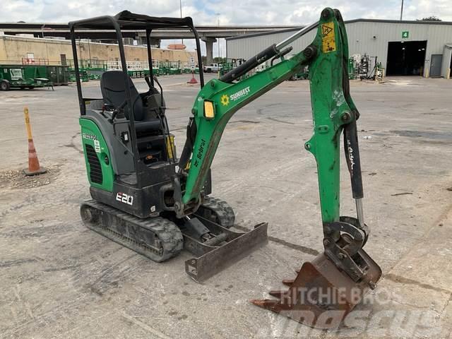 Bobcat E20 Excavadoras sobre orugas