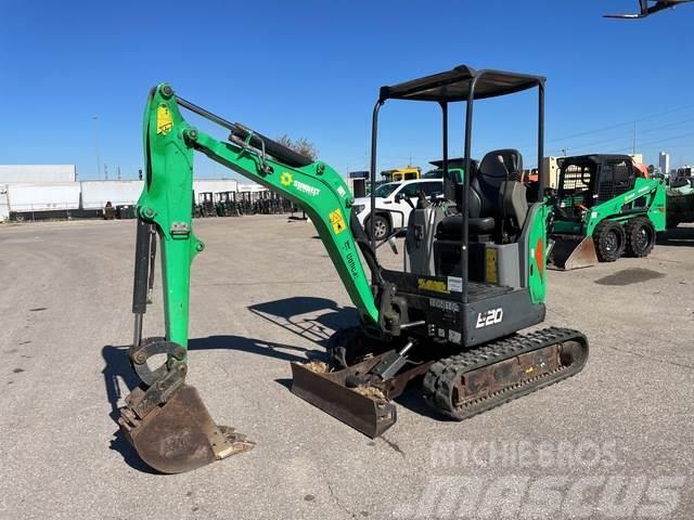 Bobcat E20 Excavadoras sobre orugas