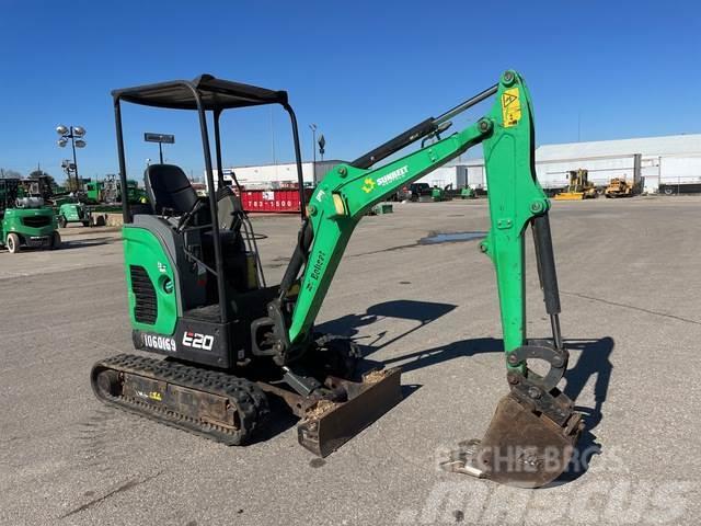 Bobcat E20 Excavadoras sobre orugas