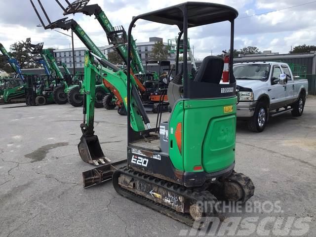 Bobcat E20 Excavadoras sobre orugas