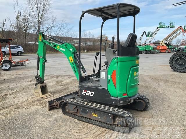 Bobcat E20 Excavadoras sobre orugas