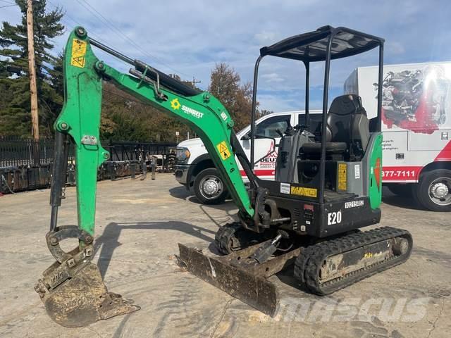 Bobcat E20 Excavadoras sobre orugas