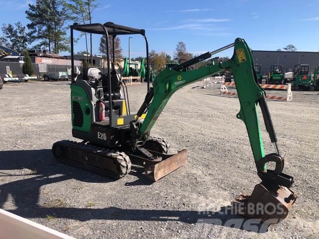 Bobcat E20 Excavadoras sobre orugas