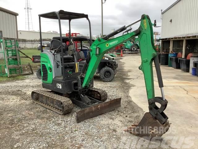 Bobcat E20 Excavadoras sobre orugas