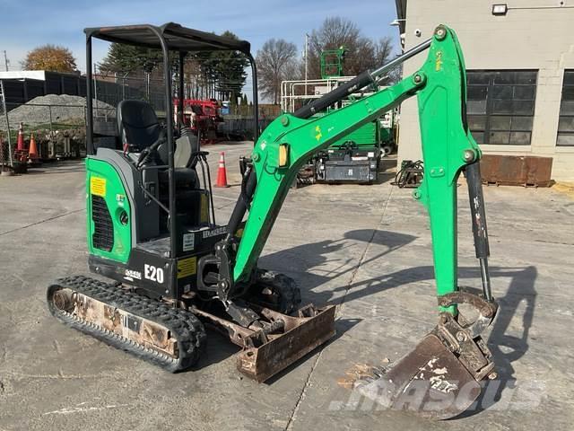 Bobcat E20 Excavadoras sobre orugas