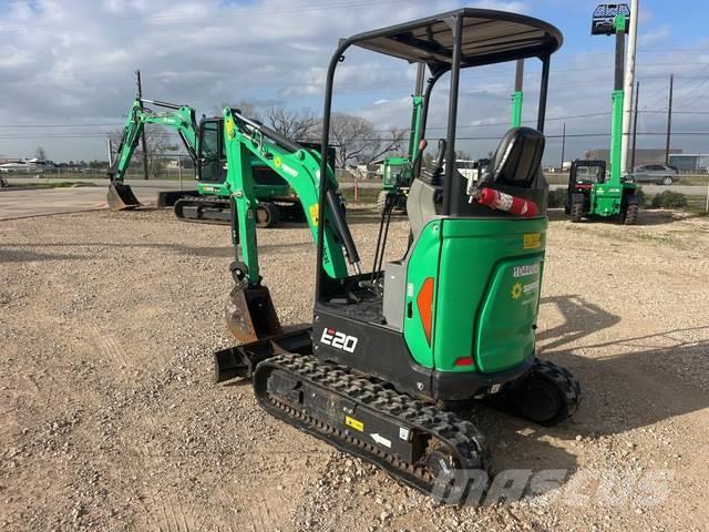 Bobcat E20 Excavadoras sobre orugas