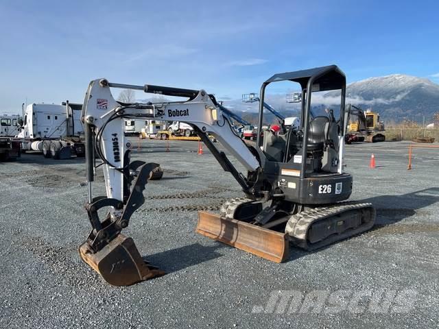 Bobcat E26 Excavadoras sobre orugas