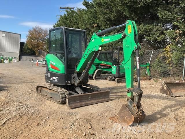 Bobcat E26 Excavadoras sobre orugas