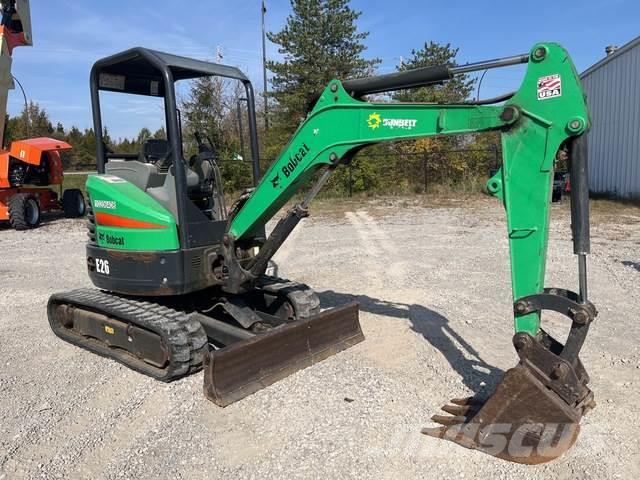 Bobcat E26 Excavadoras sobre orugas