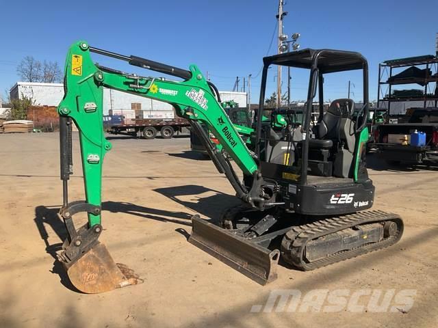 Bobcat E26 Excavadoras sobre orugas