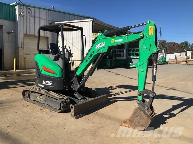 Bobcat E26 Excavadoras sobre orugas